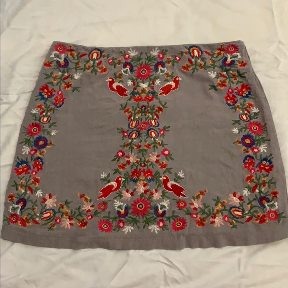 Altar’d State Embroidered Mini Skirt